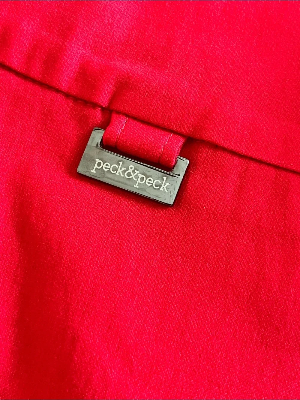 Peck & Peck Bright Red Stretch Bermuda Shorts Size 4